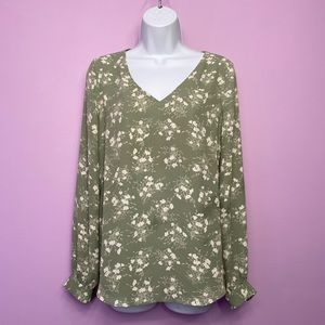 Thyme Maternity Long Sleeve Blouse XS